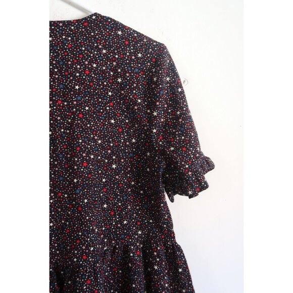 Madewell Starry Peplum Top - Size Medium - Picture 6 of 7